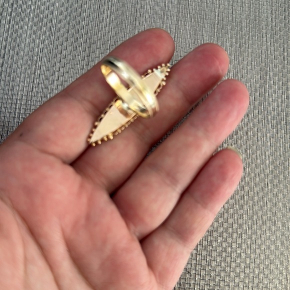 15k/14k Gold Antique Ring with tourmalines. - Picture 5 of 16